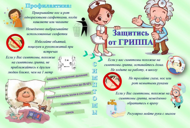 «Горячая линия» по профилактике гриппа и ОРВИ.
